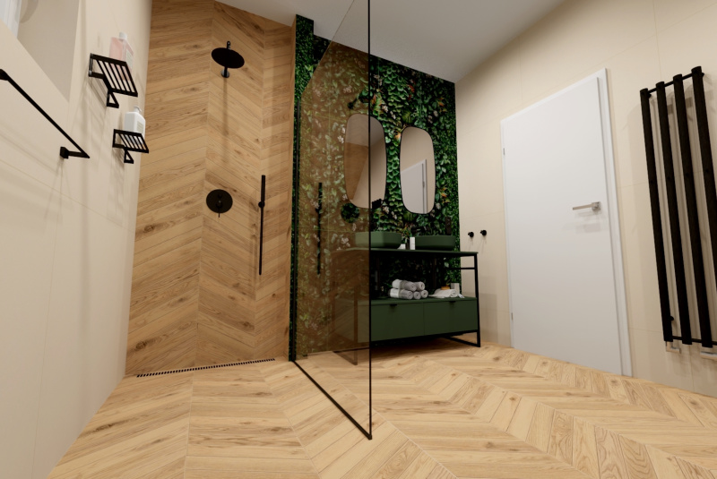  3D návrhy kúpelne / Kúpeľna 018 - foto