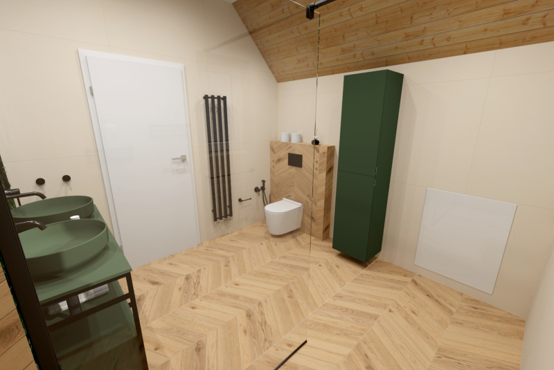  3D návrhy kúpelne / Kúpeľna 018 - foto